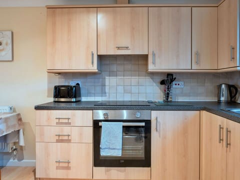 Cabinetry, Kitchen, Countertop, Kitchen Appliance, Furniture, Flooring, Wood, Major Appliance, Interior Design, Drawer