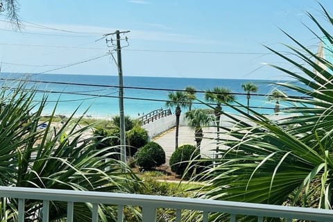 View from balcony.