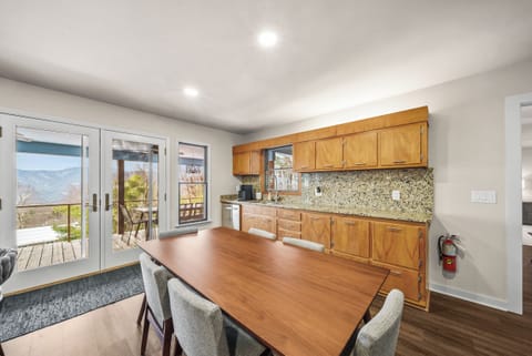 Mountain View from the Dining Room