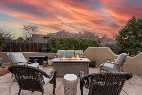 Amazing views and around the firepit.