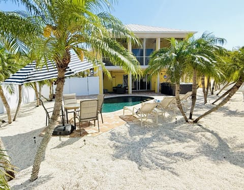 Pool patio area