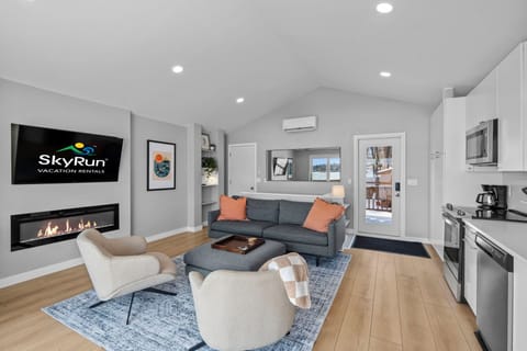 Comfortable open-concept living room