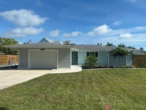 front of property