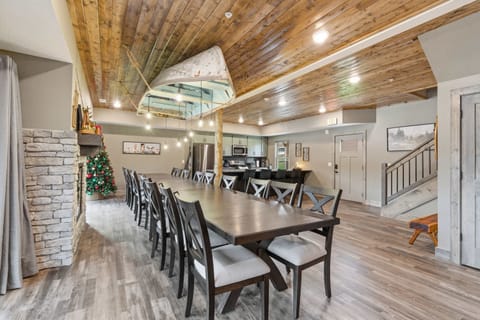 Make mealtime memories together at the dining table, seating 18​