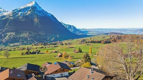 Panoramic mountain views over the Kandertal valley
