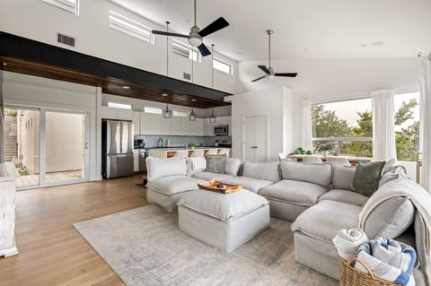 Open-concept living area made for relaxing, gathering, and connecting