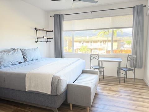 Unwind in our king bed featuring a cooling, medium-firm mattress for the perfect balance of comfort and support