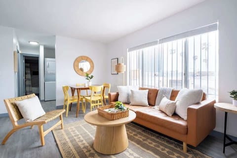 The bright, sun-filled apartment has everything you need for a comfortable stay