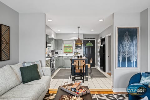 Open floorplan for family gathering