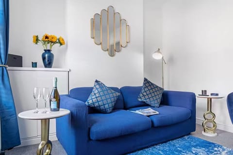 Living Room with double sofa bed. 

