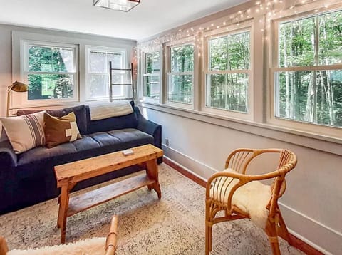 Sitting room- great place for coffee and to contemplate your next VT adventure.