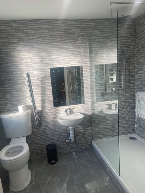 Deluxe Double Room, Courtyard View | Bathroom | Shower, hair dryer, soap, shampoo