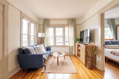 Light-filled living space with an easy, relaxed feel