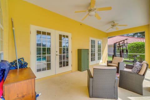 Private Patio | Outdoor Seating | Charcoal Grill