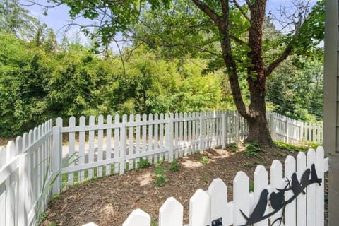 Exclusive dog area which includes benches for sitting.
