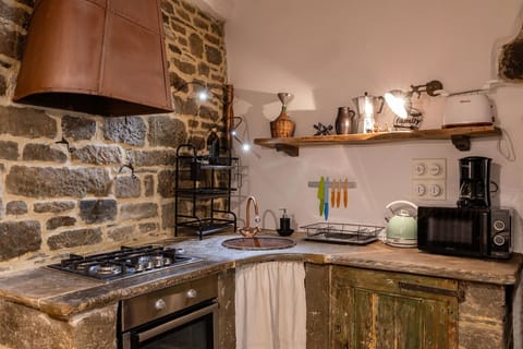 Apartment (2 Bedrooms) | Private kitchen | Fridge, microwave, oven, stovetop