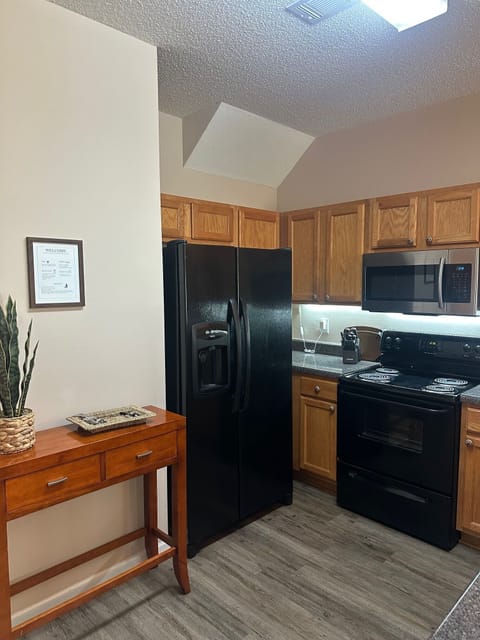 Fully stocked kitchen