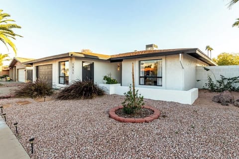 Charming Arizona home with sunny backyard and pool.