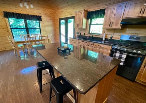 Kitchen and dining area