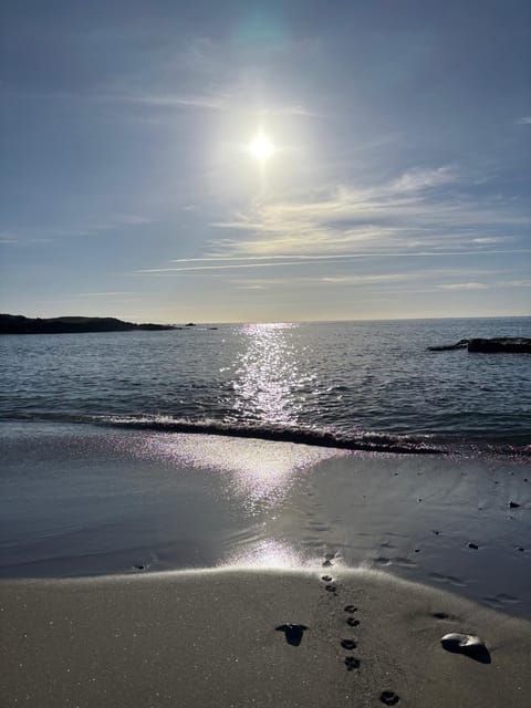 Beach nearby, sun loungers