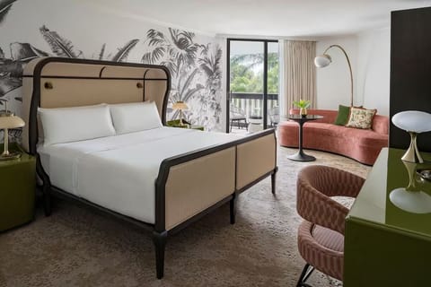 Stretch out comfortably in a spacious room with elegant finishes.