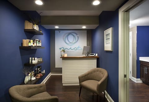 Unwind and treat yourself in the calming spa lounge.