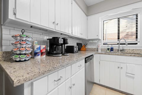 Coffee station with essentials for easy mornings
