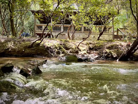 Welcome to Creekside Refuge- 5 star Airbnb Superhost with 25+ 5-star reviews.