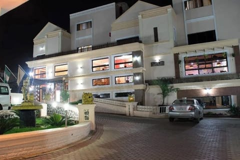 Front of property - evening/night
