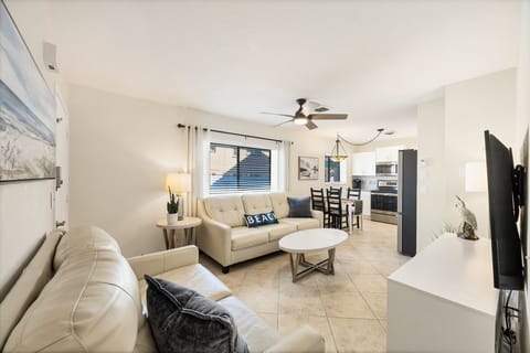 Living room with pull out sofa