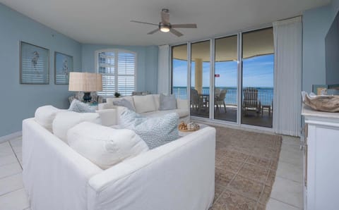 Condo, Multiple Beds (Beach Colony East 3B) | Living area | TV