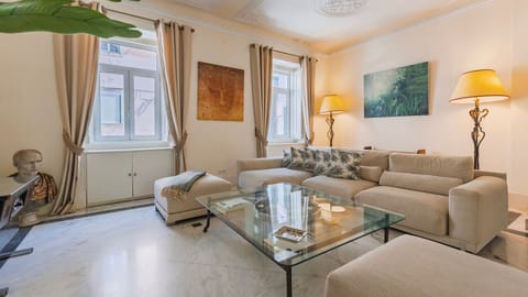 Elegant and inviting living room with classical decor, high ceilings, and curated artwork—perfect for relaxing in style.
#LivingRoom #LisbonStay #StylishInteriors #PremiumRental #ArtDecor #Portugal #PT #Lisbon