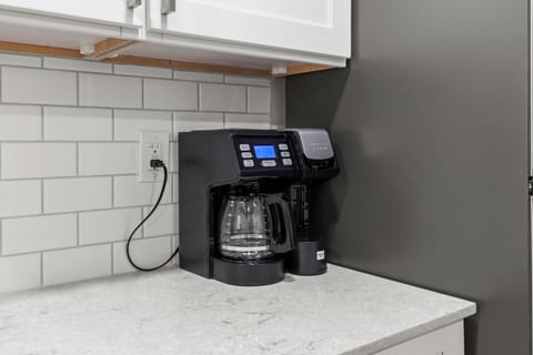 Coffee pot and individual K Cup