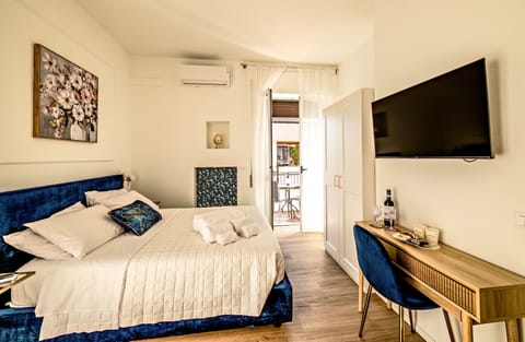 Deluxe Double Room, Balcony, City View | Free minibar, in-room safe, free WiFi