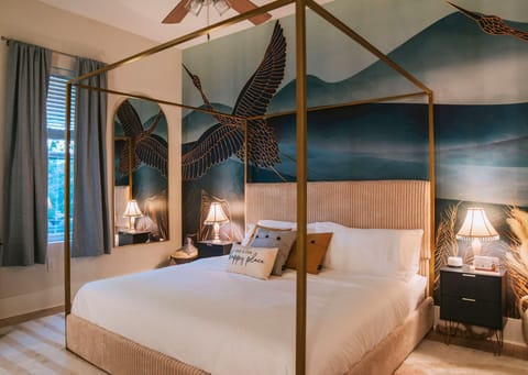 Our Bedrooms each have a theme. This is called Migrant's Rest. 