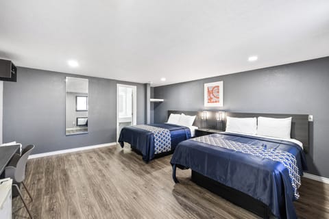 Room, 2 Queen Beds, Non Smoking | Desk, free WiFi