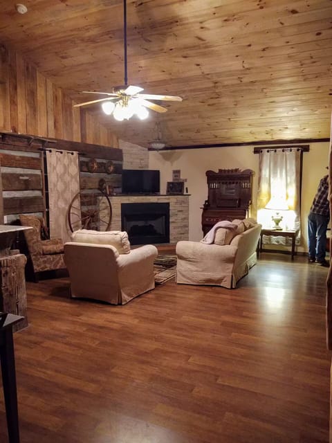 Living room spacious open feel 