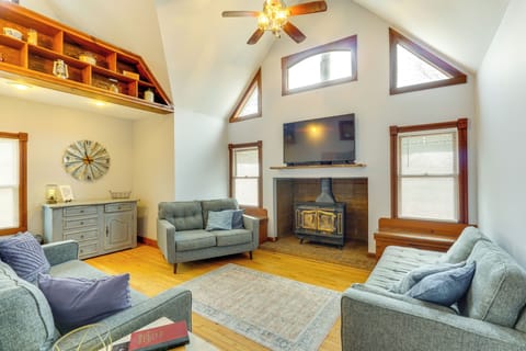Living Room | Original Features | 100-Year-Old Home