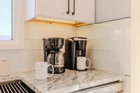 We have a drip coffee pot and keurig