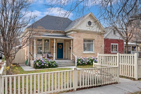 This historic bungalow / hideaway two-home complex has been lovingly restored and maintained, and is walking distance to Provo Main Street, the City Center Temple, coffee shops  and more.