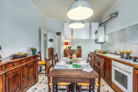 Kitchen and dining area