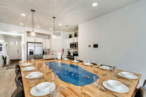 Kitchen with Custom Bear Lake Island