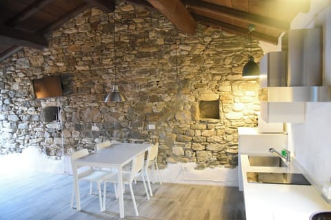 Deluxe Apartment, 1 Bedroom, Patio, Mountain View | Private kitchen | Fridge, microwave, stovetop, electric kettle