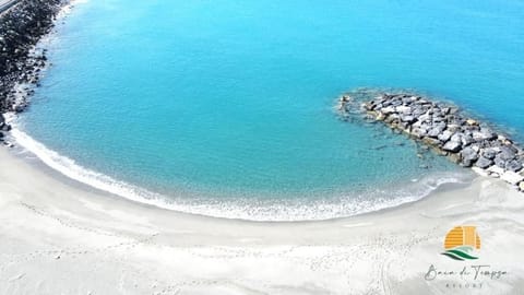 Private beach