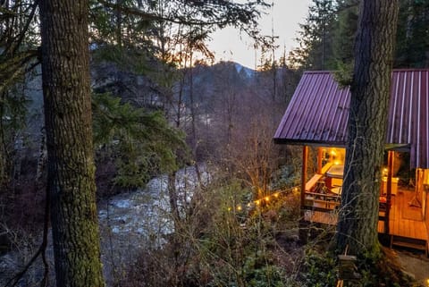 Big Creek and partial mountain views from the property!