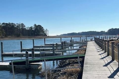 docks outside your balcony 