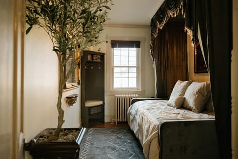 The third bedroom has a day bed, that also has a trundle bed underneath for extra sleeping needs.