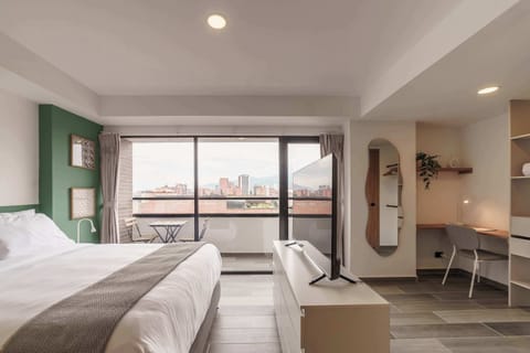 Comfortable bed for a perfect rest.
