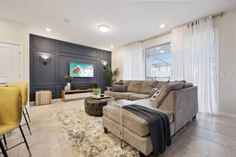 1st Floor Family Room Overlooking the Patio & Pool