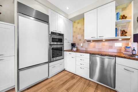 Fully equipped kitchen ready for fresh island cooking